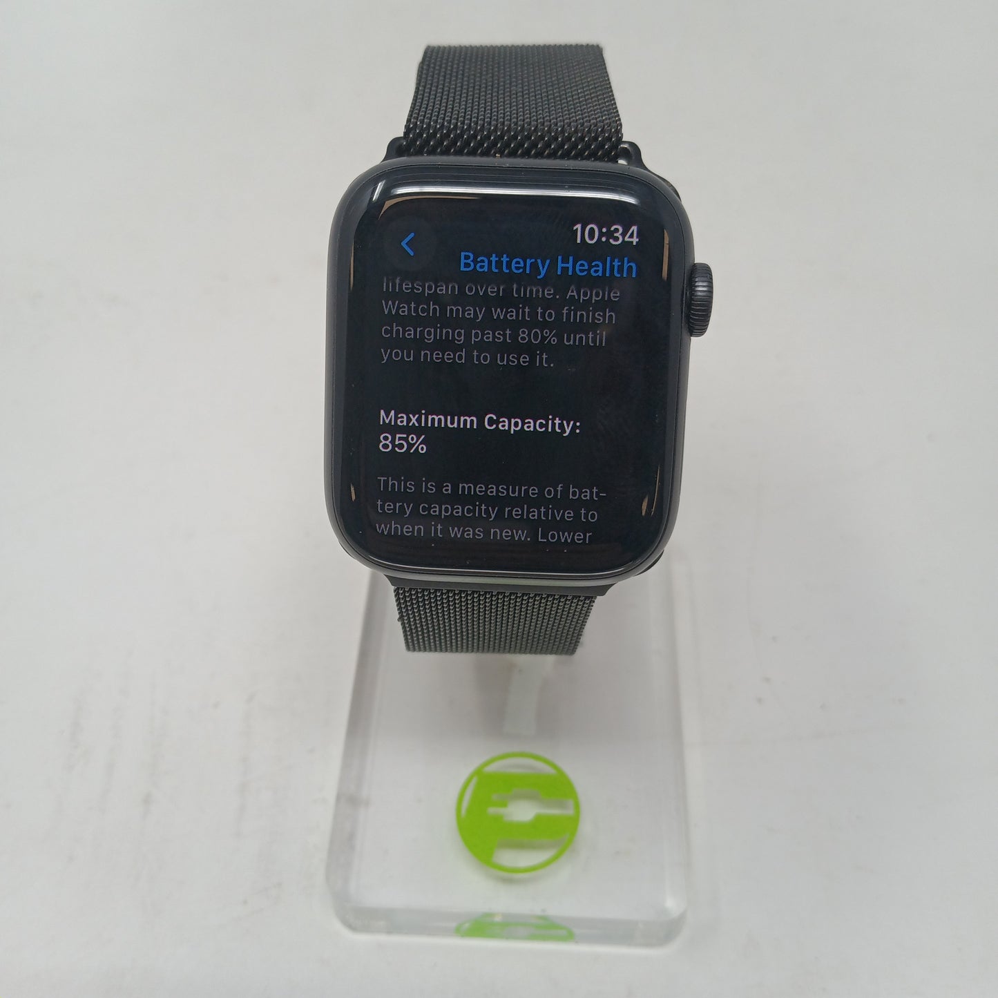 Unlocked Apple Watch Series 6 44MM Black Ceramic Black Metal MO7H3LL/A