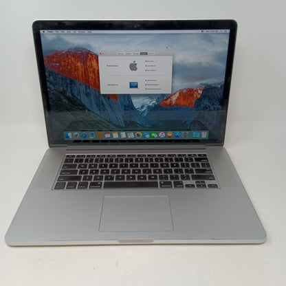 2015 Apple MacBook Pro 15" i7 2.2GHz 16GB RAM 256GB HDD Silver A1398