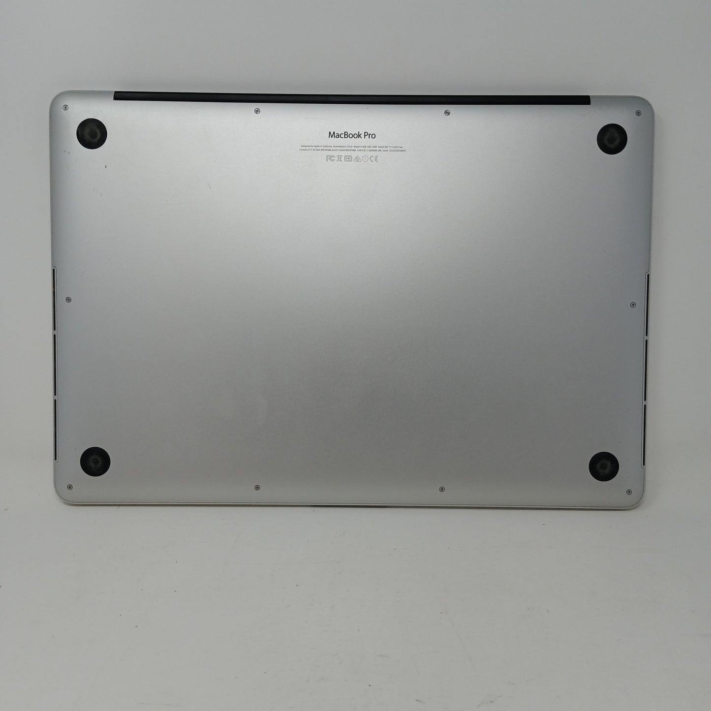 2015 Apple MacBook Pro 15" i7 2.2GHz 16GB RAM 256GB HDD Silver A1398