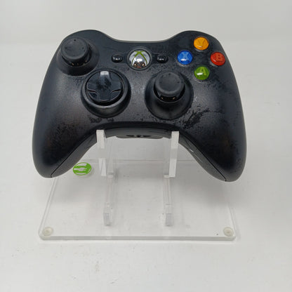 Lot of 2 Microsoft Xbox 360 Wireless Controller Black