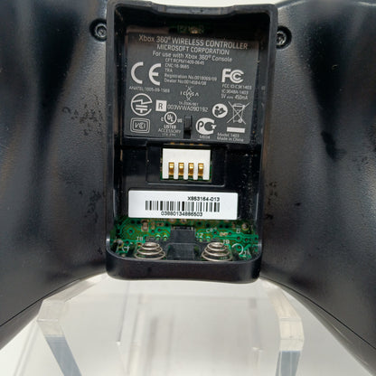 Lot of 2 Microsoft Xbox 360 Wireless Controller Black