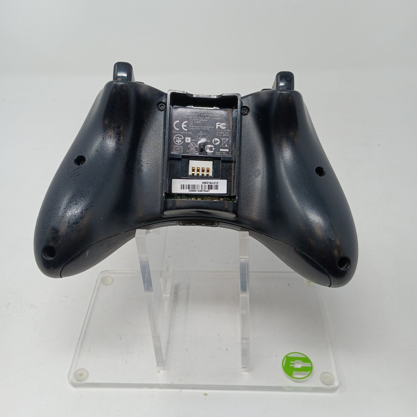 Lot of 2 Microsoft Xbox 360 Wireless Controller Black