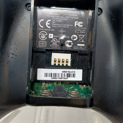 Lot of 2 Microsoft Xbox 360 Wireless Controller Black