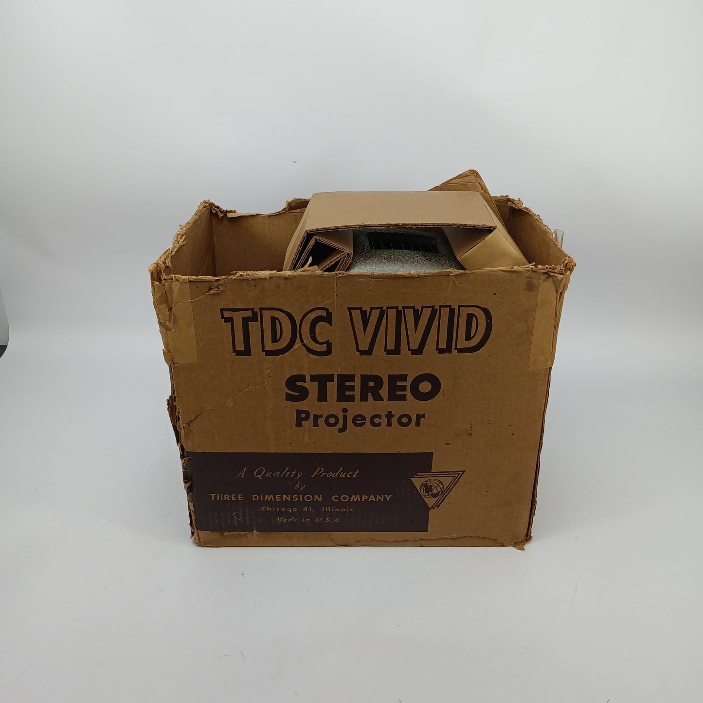 TDC Stereo Vivid Model 116 Vintage 3D Slide Projector with Case