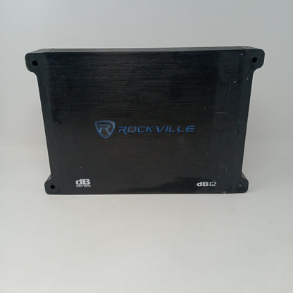 Rockville dB12 Class D Mono Car Amp 2000W Peak 500W RMS Subwoofer Amplifier