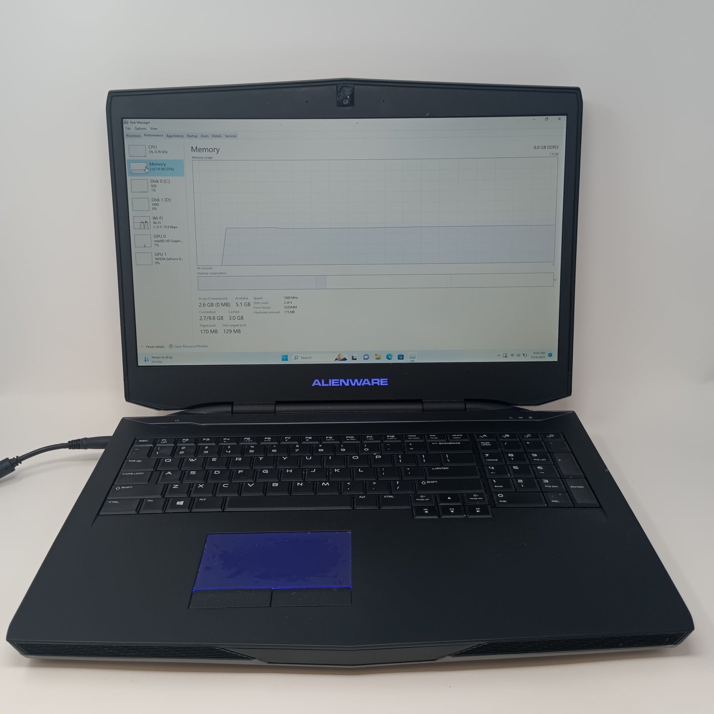 Alienware 17 P18E 17.3" i7-4710MQ 2.5GHz 8GB RAM 1TB SSD