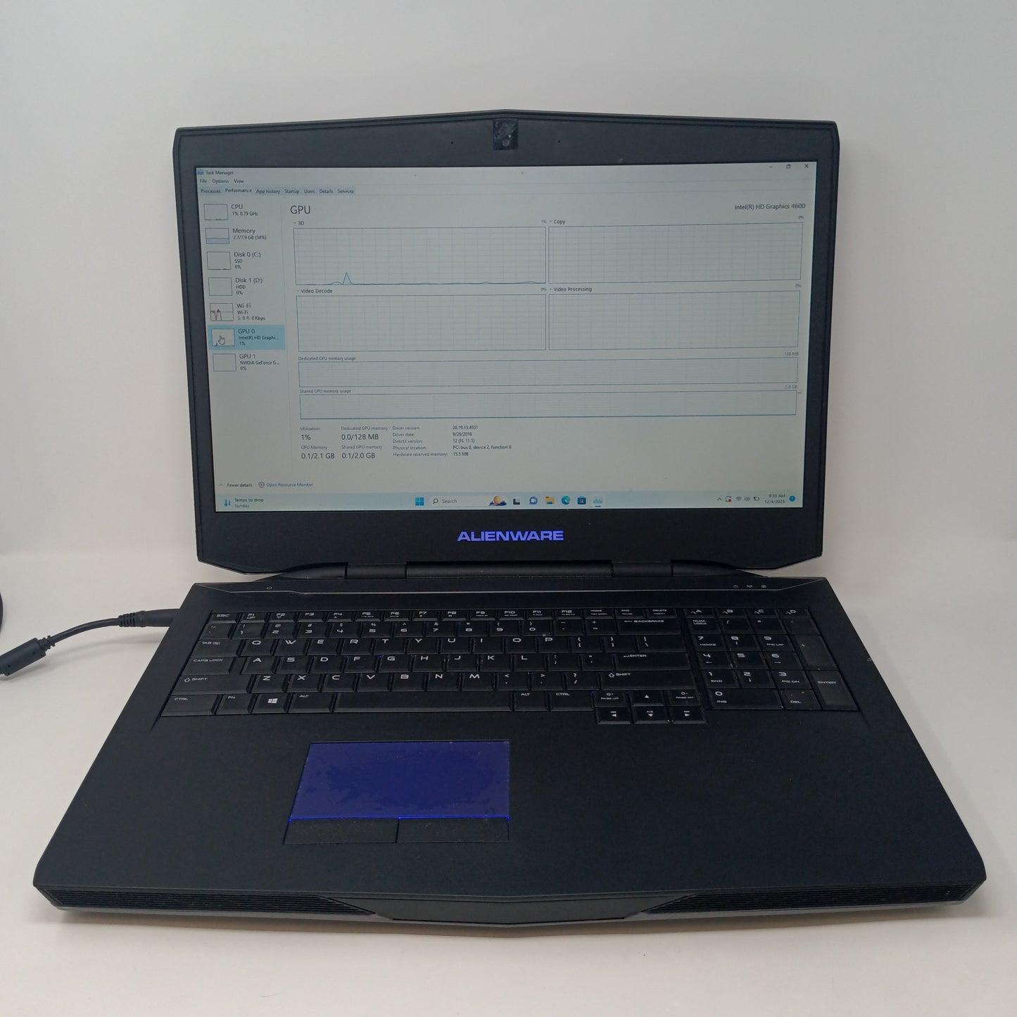 Alienware 17 P18E 17.3" i7-4710MQ 2.5GHz 8GB RAM 1TB SSD