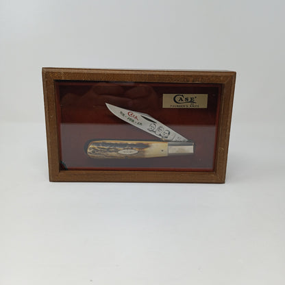 Vintage 1979 Case XX Founders Edition Knife 5143 SSP Stag Handle Lockback