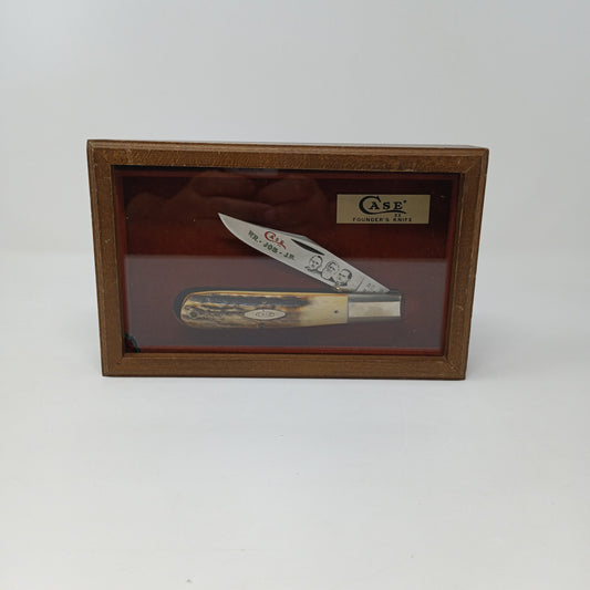 Vintage 1979 Case XX Founders Edition Knife 5143 SSP Stag Handle Lockback