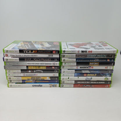 Lot of 20 Microsoft Xbox 360 Games