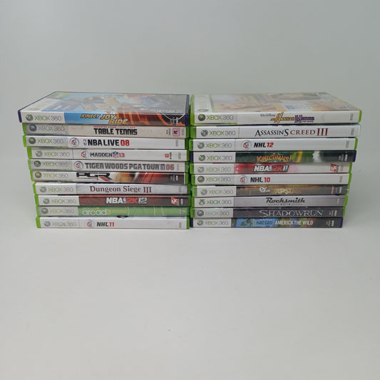 Lot of 20 Microsoft Xbox 360 Games