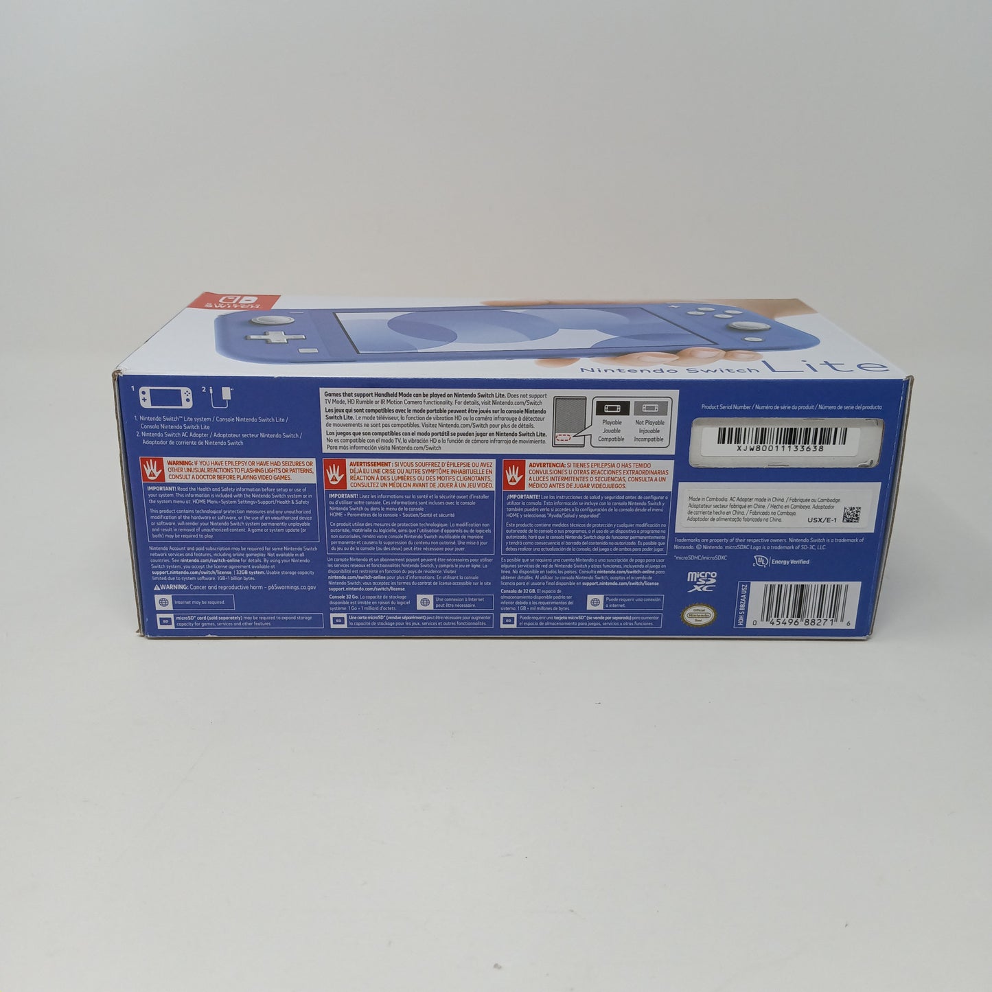 New Nintendo Switch Handheld Game Console Blue