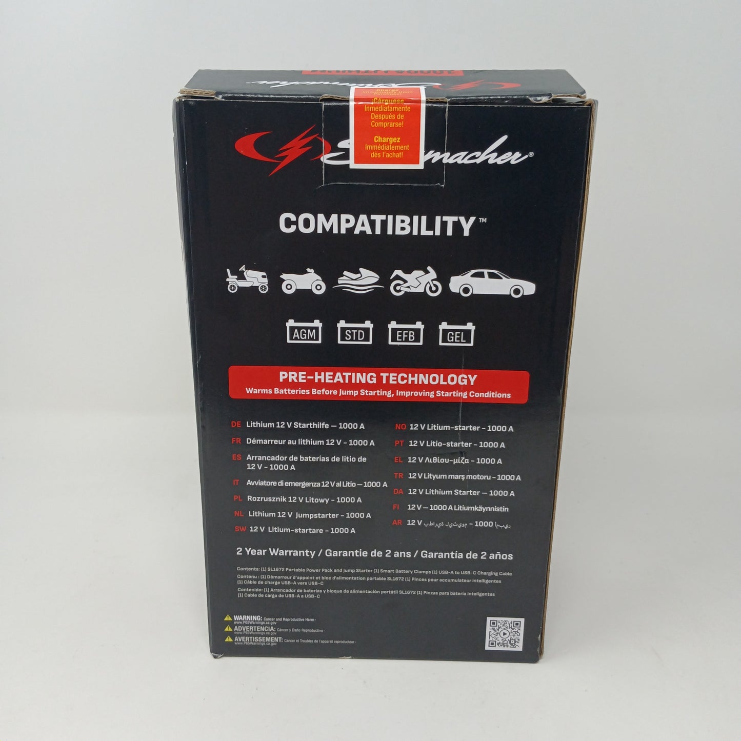 New Schumacher SL1672 Jump Starter