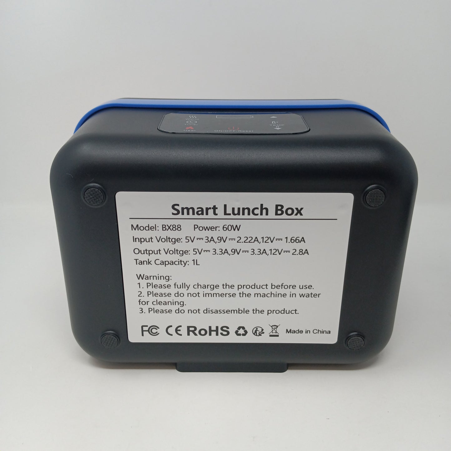 Cordless Electric Smart Lunch Box 16000mAh Rechargeable Self-Heating