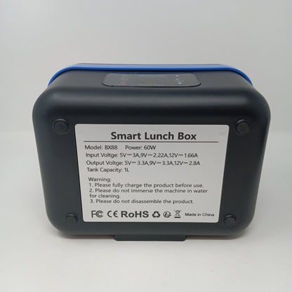 Cordless Electric Smart Lunch Box 16000mAh Rechargeable Self-Heating