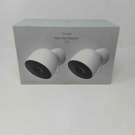 Google Nest Cam Outdoor wired, 2nd gen 2K Video