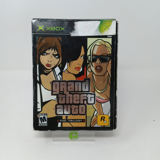 Grand Theft Auto Trilogy (Microsoft Xbox, 2005) Includes All Maps/Only 1 Disc