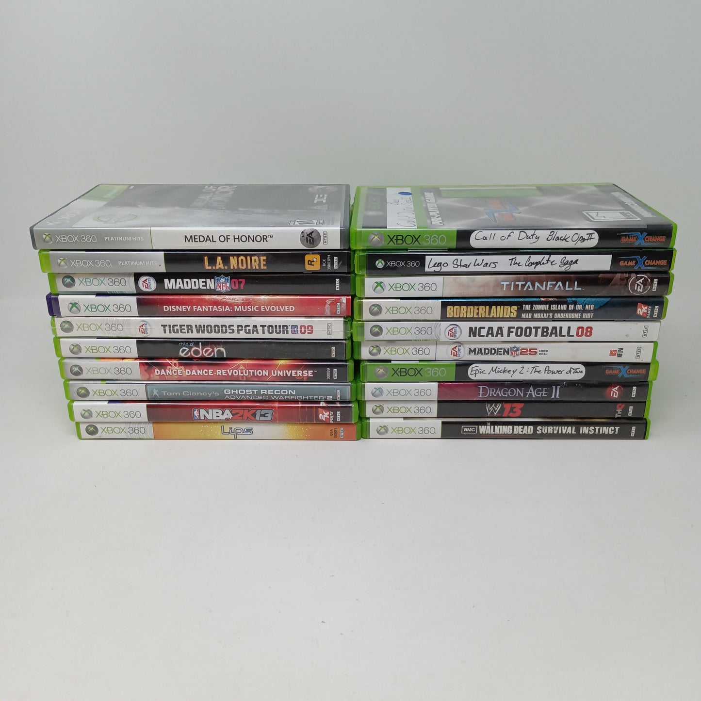 Lot of 20 Microsoft Xbox 360 Games