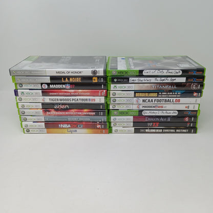 Lot of 20 Microsoft Xbox 360 Games