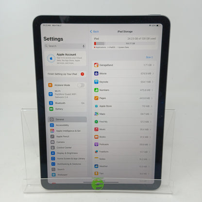 New Wi-Fi Only Apple iPad Air 11" M3 128GB Space Gray MC9W4LL/A Cycle Count 0
