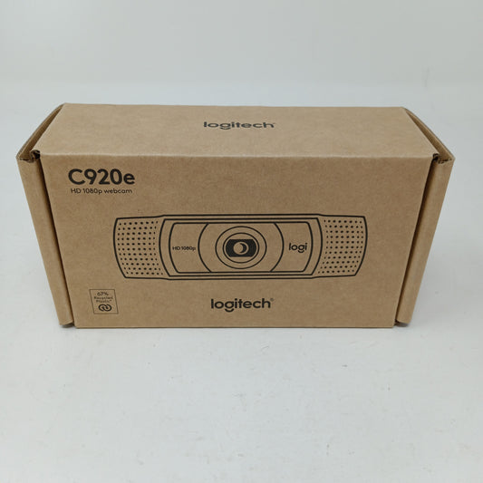 New - Logitech C920e Business Webcam - 1080p 30FPS, USB-A