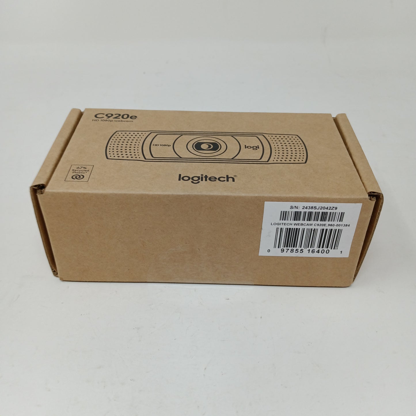 New - Logitech C920e Business Webcam - 1080p 30FPS, USB-A