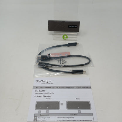 Startech M2 NVMe  SSD Portable Enclosure USB-C