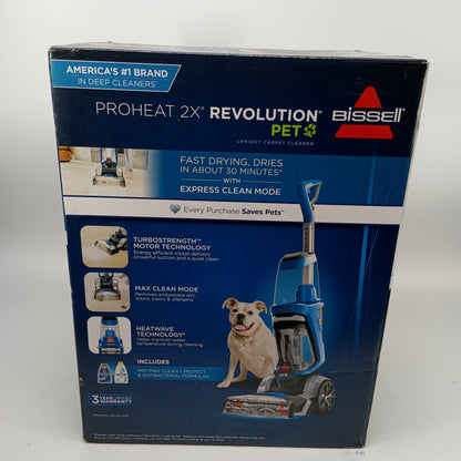 New Bissell ProHeat 2x Revolution Pet Vacuum