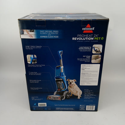 New Bissell ProHeat 2x Revolution Pet Vacuum