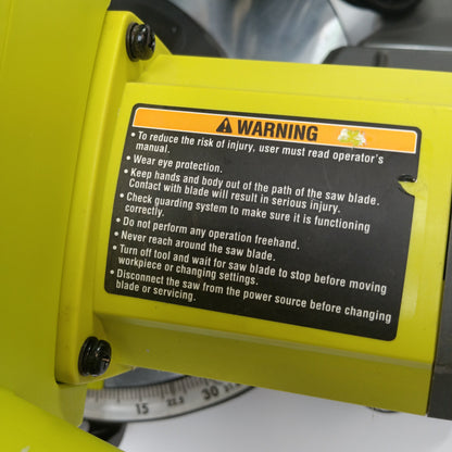 Ryobi (TS1346) Corded 10 in. Compound Miter Saw With Led Light