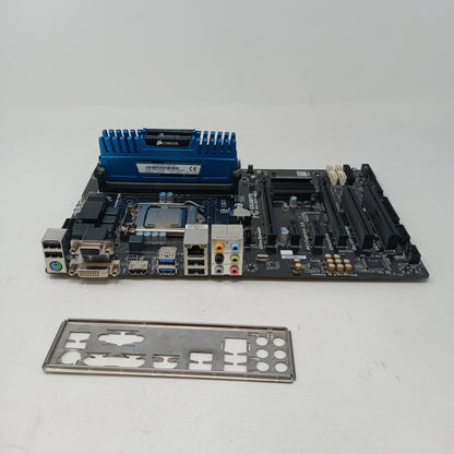 Gigabyte GA-B85-HD3 LGA 1150 ATX DDR3 Motherboard i5-4460- 8GB 2x4GB