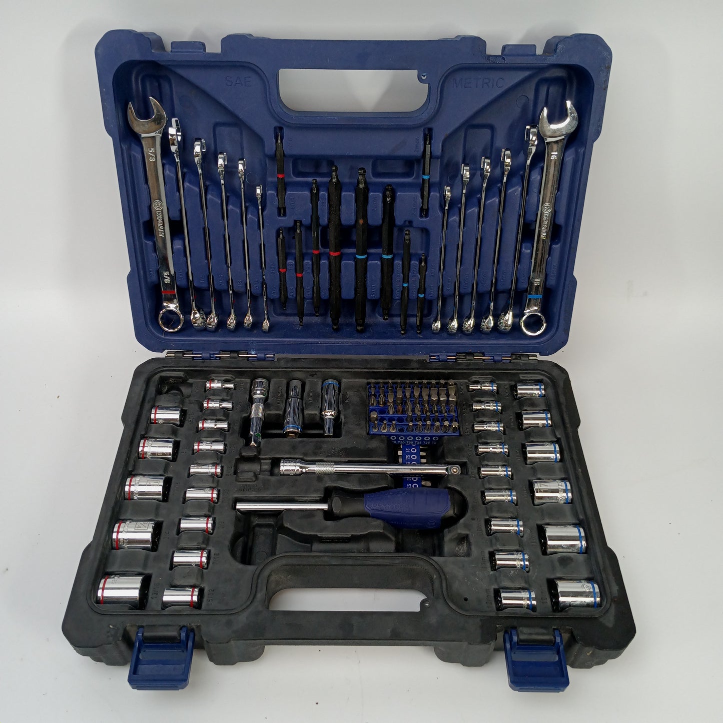 Kobalt 119-Pc Standard (SAE) & Metric Mechanic Tool Set