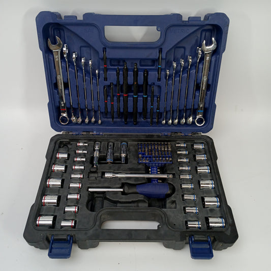 Kobalt 119-Pc Standard (SAE) & Metric Mechanic Tool Set