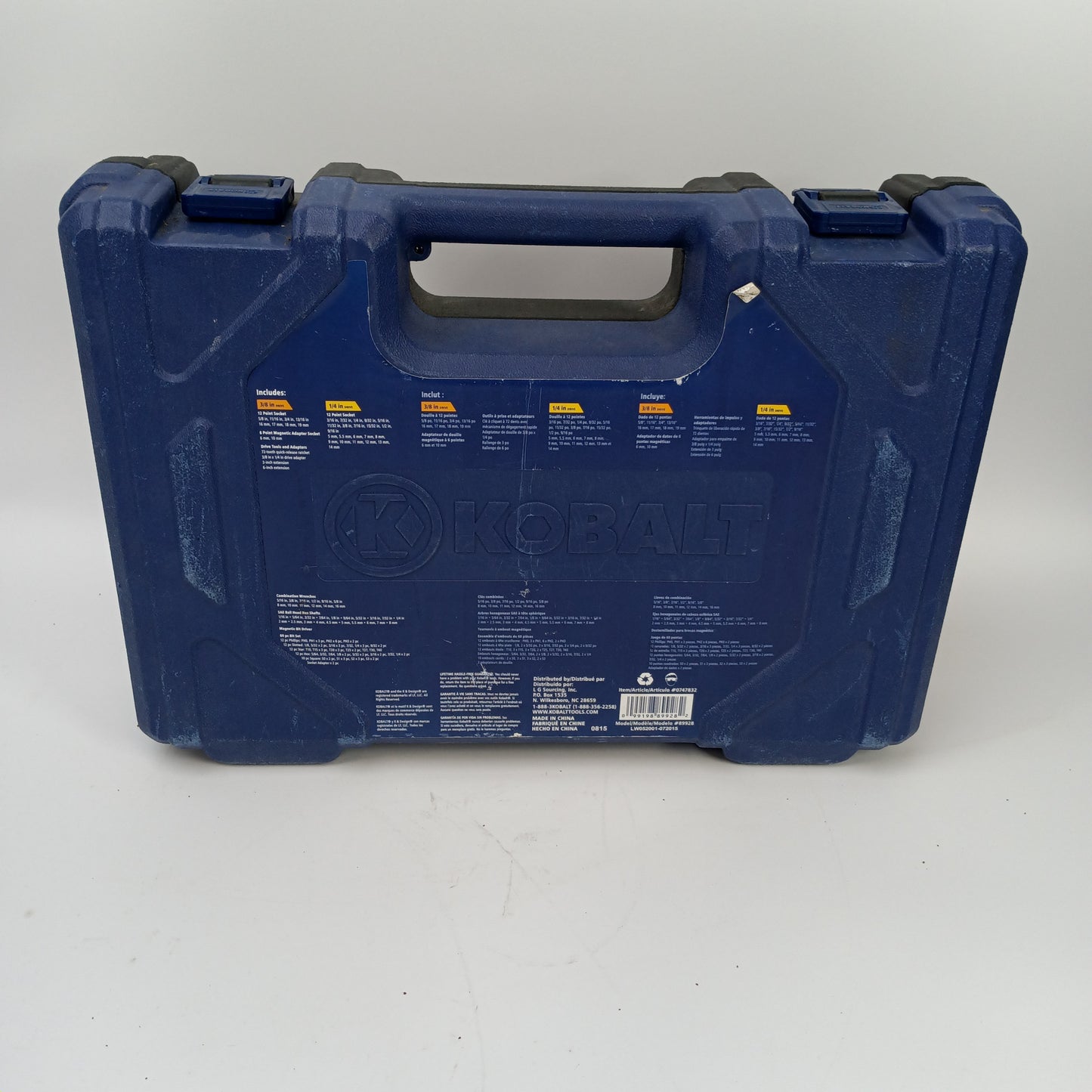 Kobalt 119-Pc Standard (SAE) & Metric Mechanic Tool Set