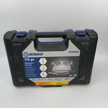 Kobalt 119-Pc Standard (SAE) & Metric Mechanic Tool Set