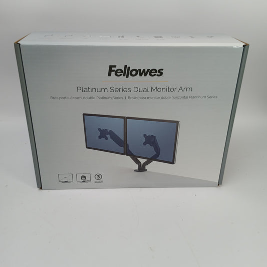 New Fellowes Platinum Series Dual Monitor Arm