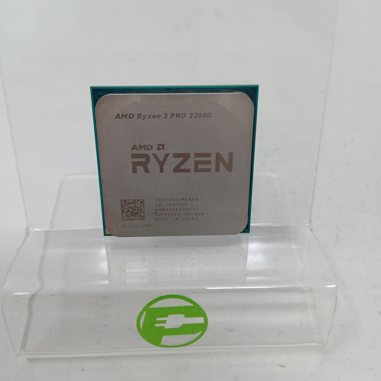 AMD Ryzen 3 PRO 2200G 3.30GHz Quad Core AN 1917SUS 4 Thread AM4