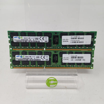 Samsung 32GB (16GBx2) PC3-14900R DDR3-1866 ECC RDIMM Cisco 15-14068-01