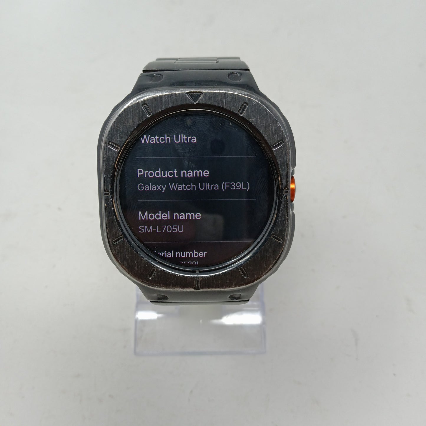 GPS Only Samsung Galaxy Watch Ultra Titanium Smartwatch SM-L705U