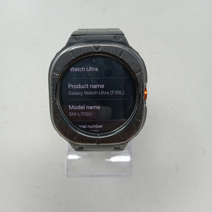 GPS Only Samsung Galaxy Watch Ultra Titanium Smartwatch SM-L705U