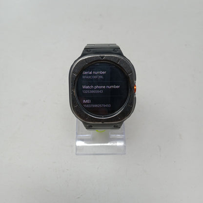 GPS Only Samsung Galaxy Watch Ultra Titanium Smartwatch SM-L705U