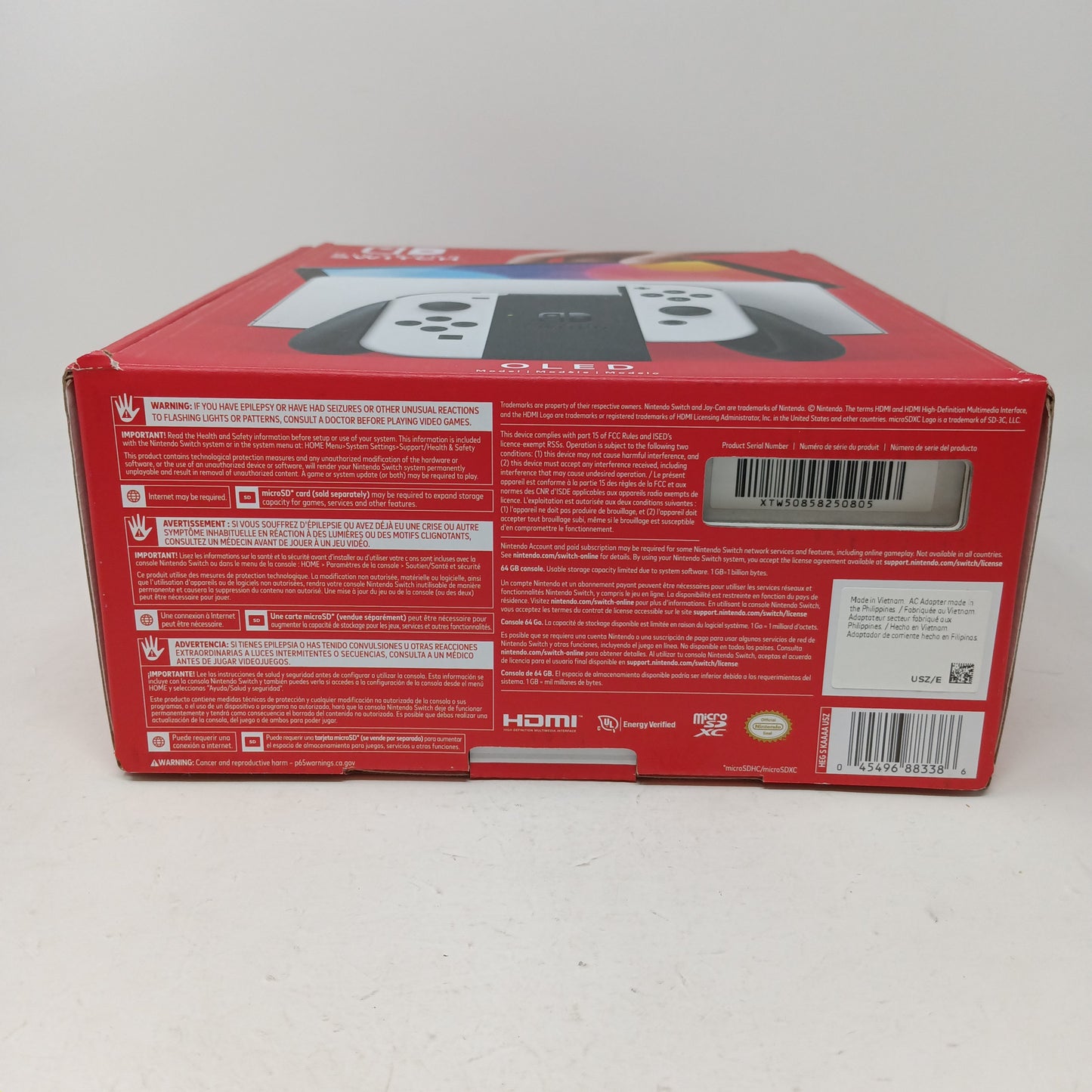 Nintendo Switch OLED Video Game Console HEG-001 White