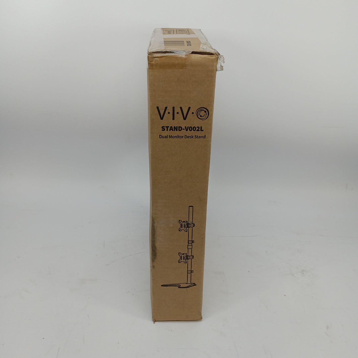 VIVO Dual Monitor Vertical Mount STAND-V002L, Fits 2 Ultrawide Screens up to 34"