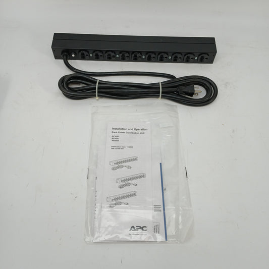 APC AP9562 120V 15A 1U Basic Rack PDU Power Distribution Unit