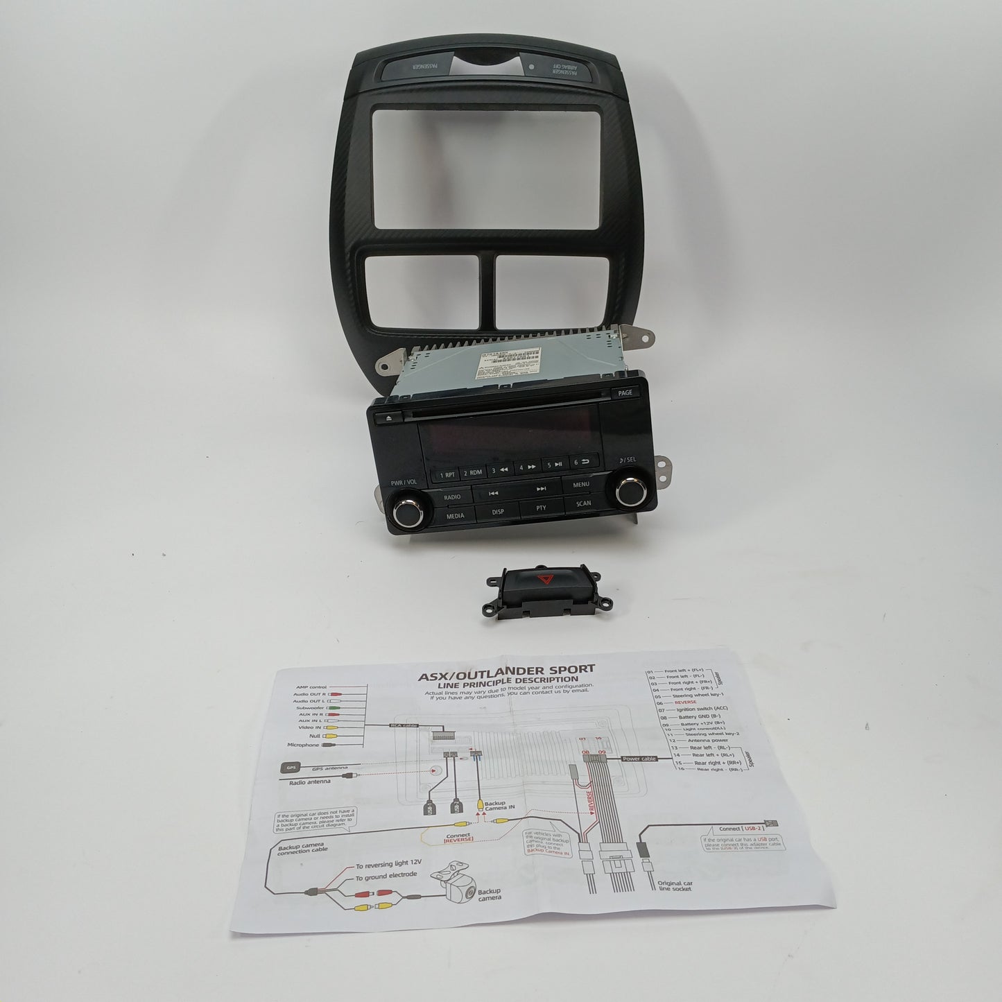 2015-2017 Mitsubishi Outlander Sport Am Fm Cd Player Radio Receiver