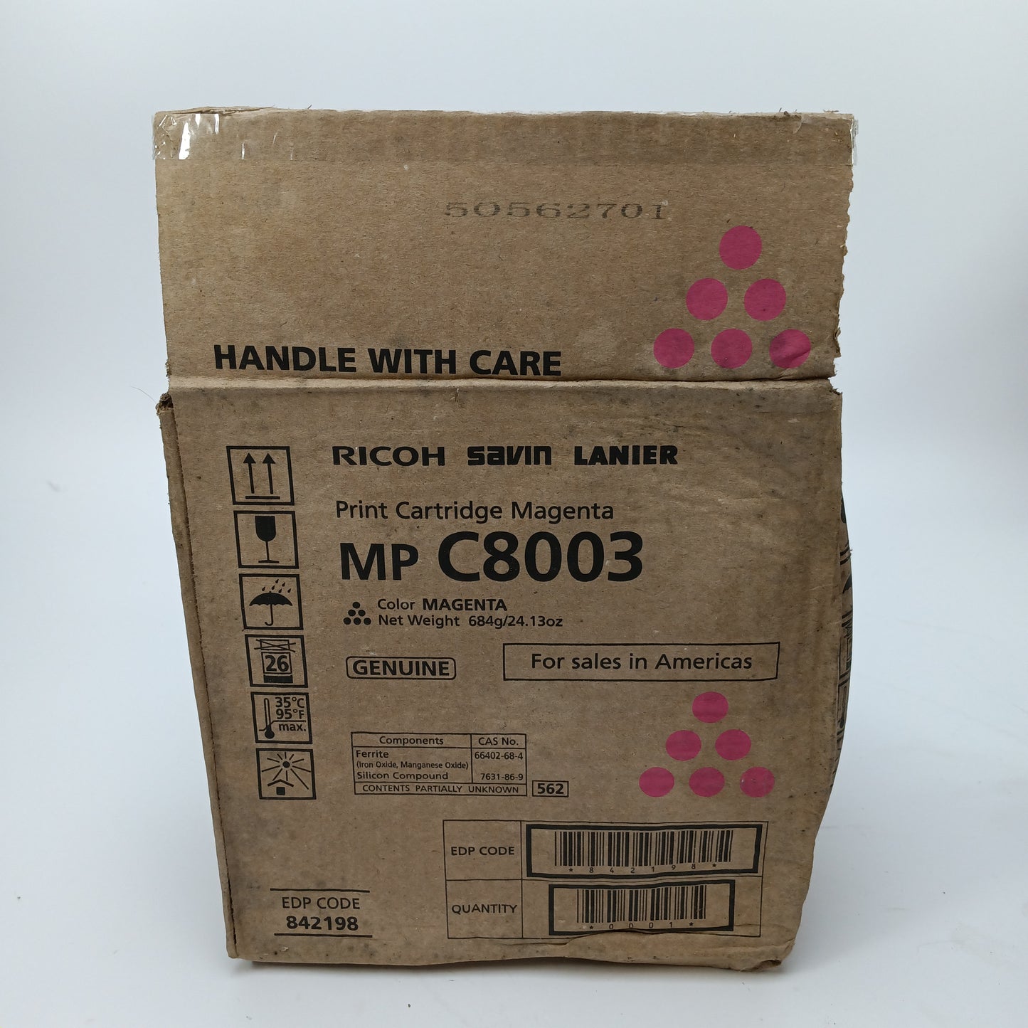 Ricoh MP C8003 Toner Cartridge 842198 Magenta