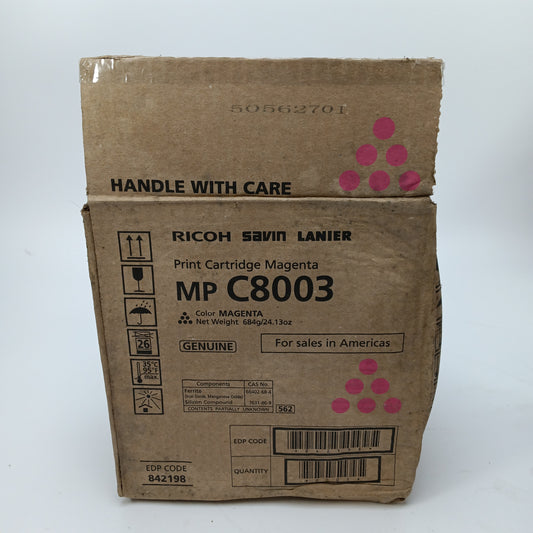 Ricoh MP C8003 Toner Cartridge 842198 Magenta