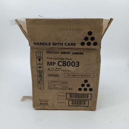 Ricoh MP C8003 842196 Black Toner Cartridge