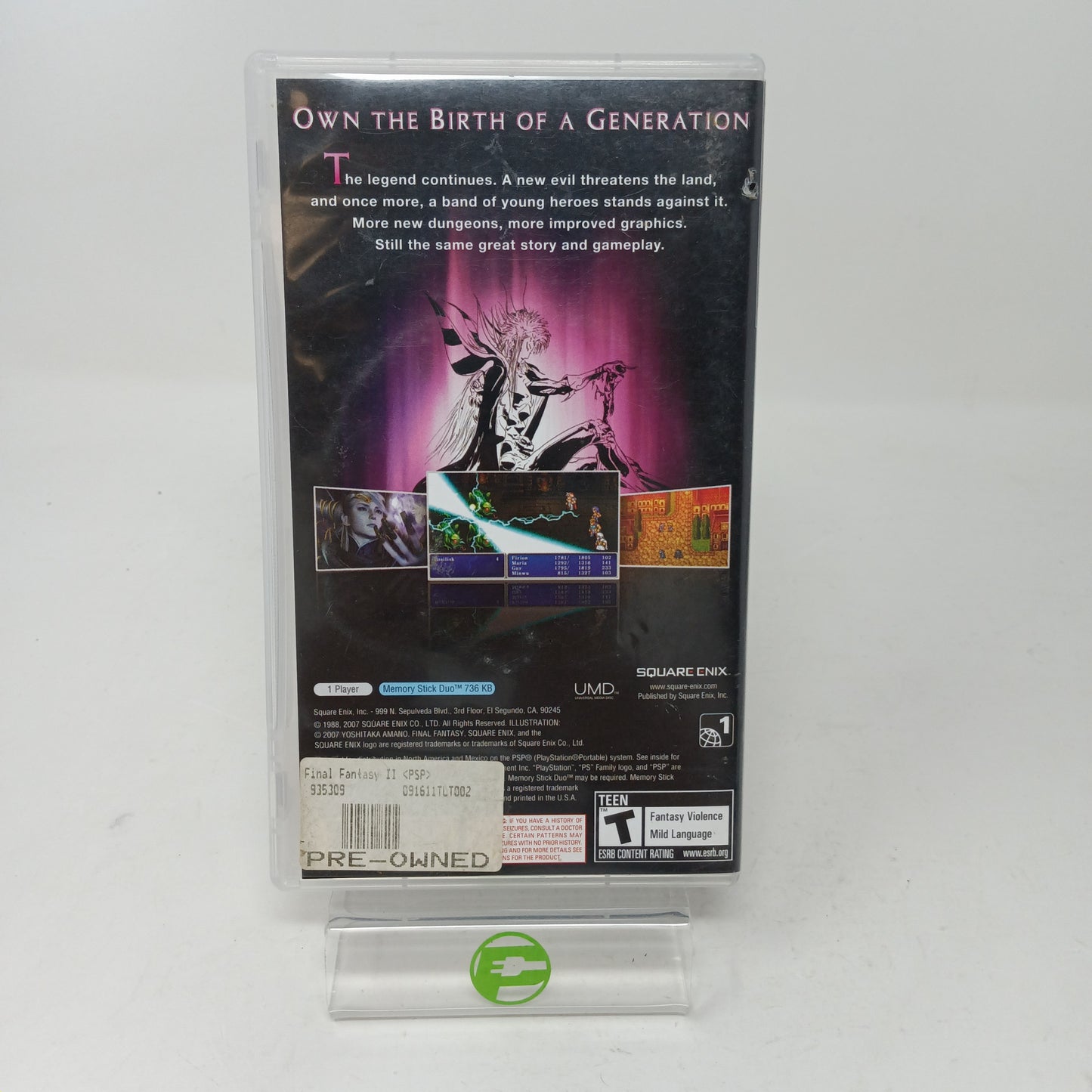 Final Fantasy II (Sony PlayStation Portable PSP, 2007)