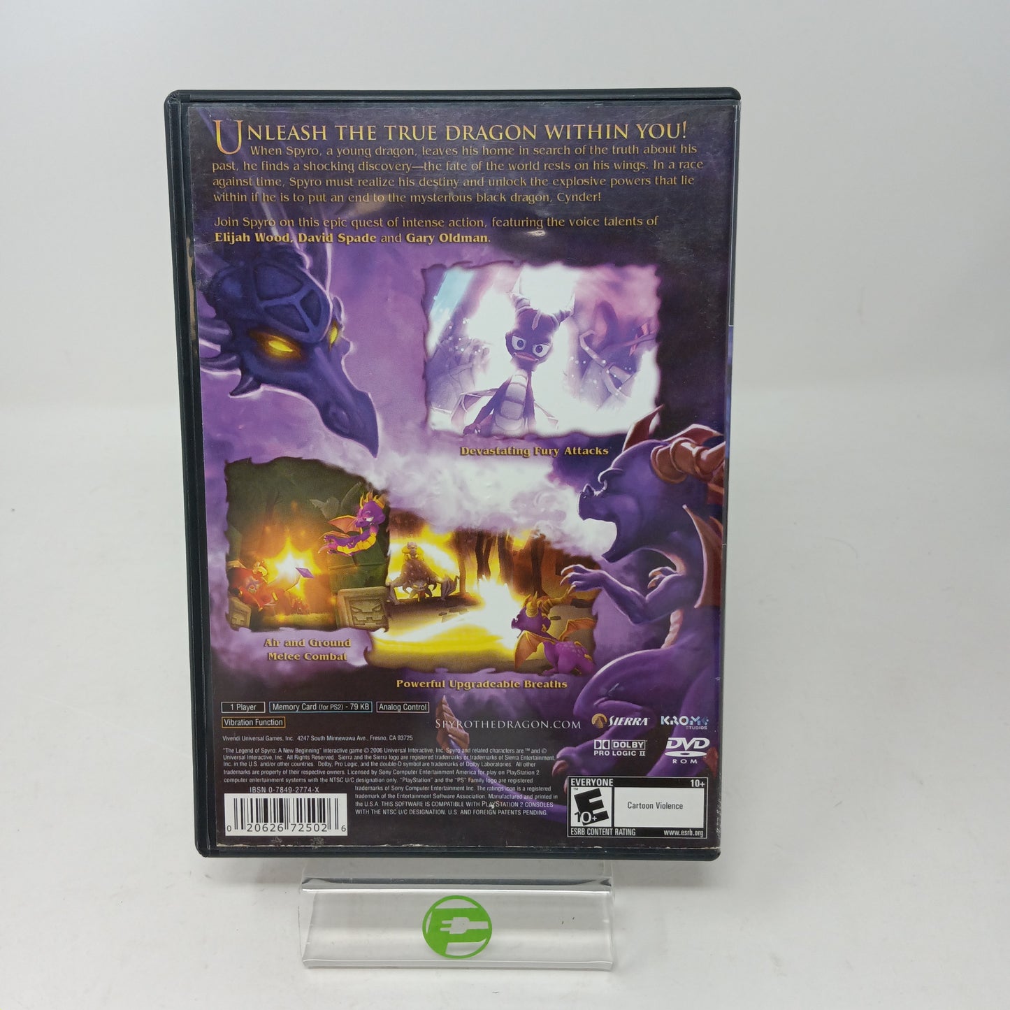 Legend of Spyro A New Beginning (Sony PlayStation 2 PS2, 2006)